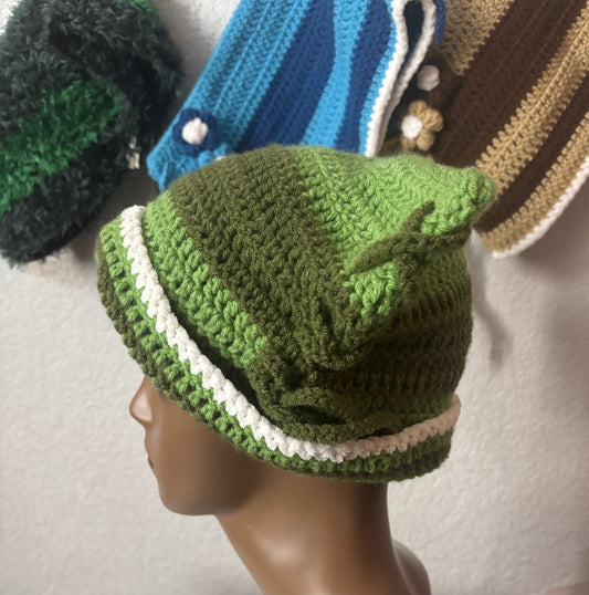 Forest Paws Crochet Cat Beanie